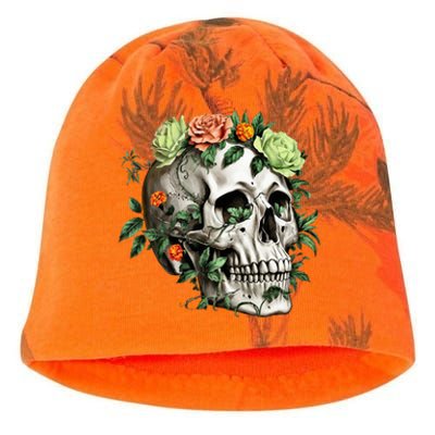 Dia De Los Muertos Costume Day Of The Dead Sugar Skull Kati - Camo Knit Beanie