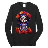 Dia De Los Muertos La Catrina Day Of The Dead Long Sleeve Shirt