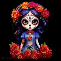 Dia De Los Muertos La Catrina Day Of The Dead Sustainable Bucket Hat