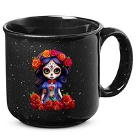 Dia De Los Muertos La Catrina Day Of The Dead 15oz Campfire Ceramic Mug