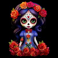 Dia De Los Muertos La Catrina Day Of The Dead 16 in Basic Backpack