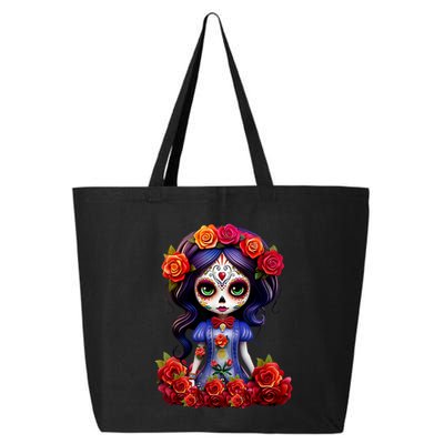 Dia De Los Muertos La Catrina Day Of The Dead 25L Jumbo Tote