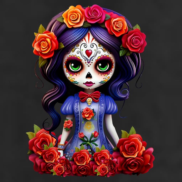 Dia De Los Muertos La Catrina Day Of The Dead 25L Jumbo Tote