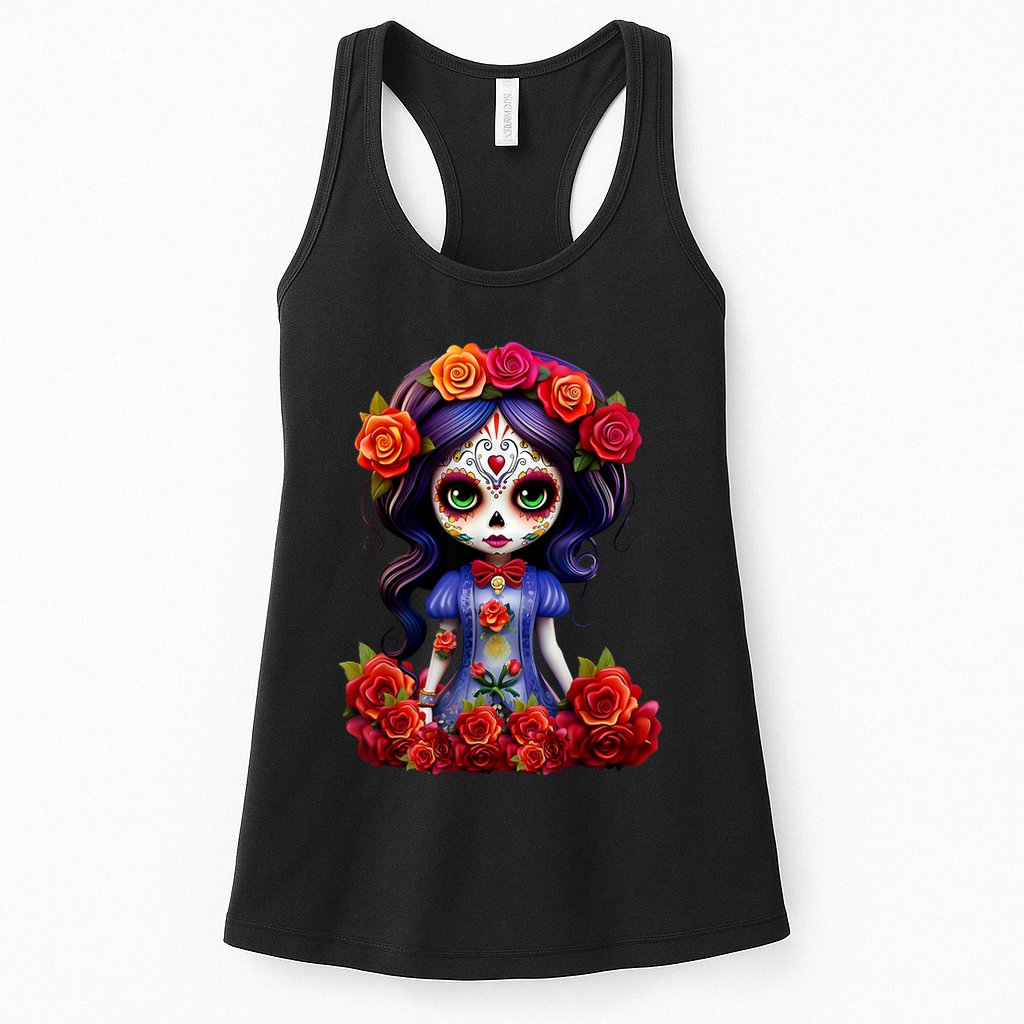 Dia De Los Muertos La Catrina Day Of The Dead Womens Tank Top