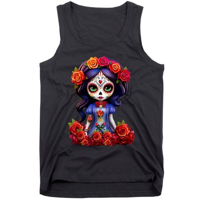 Dia De Los Muertos La Catrina Day Of The Dead Tank Top