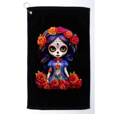 Dia De Los Muertos La Catrina Day Of The Dead Golf Towel