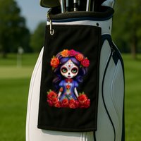 Dia De Los Muertos La Catrina Day Of The Dead Golf Towel