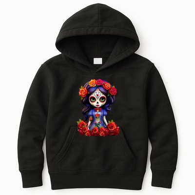 Dia De Los Muertos La Catrina Day Of The Dead Kids Hoodie