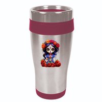 Dia De Los Muertos La Catrina Day Of The Dead 16oz Travel Tumbler