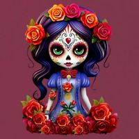 Dia De Los Muertos La Catrina Day Of The Dead 16oz Travel Tumbler