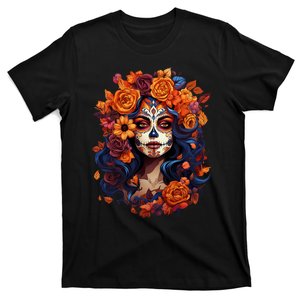 Dia De Los Muertos Mexican Sugar Skull Day Of The Dead Mexican Holiday T-Shirt