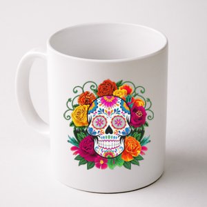 Dia De Los Muertos Costume Day Of The Dead Sugar Skull Coffee Mug