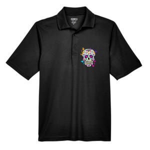 Dia De Los Muertos Sugar Skull Men's Origin Performance Pique Polo