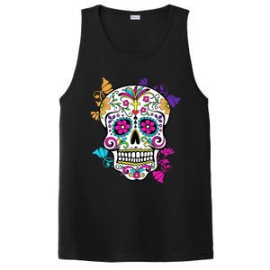 Dia De Los Muertos Sugar Skull PosiCharge Competitor Tank