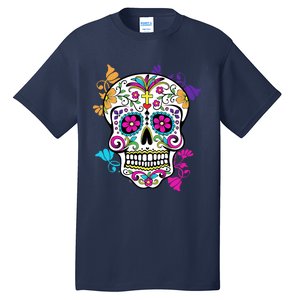 Dia De Los Muertos Sugar Skull Tall T-Shirt