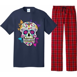 Dia De Los Muertos Sugar Skull Pajama Set