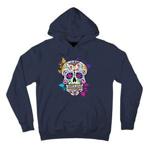 Dia De Los Muertos Sugar Skull Tall Hoodie