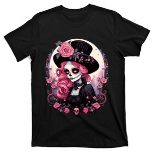 Dia De Los Muertos La Catrina Day Of The Dead Design Gift T-Shirt