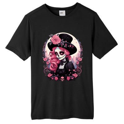 Dia De Los Muertos La Catrina Day Of The Dead Design Gift Tall Fusion ChromaSoft Performance T-Shirt