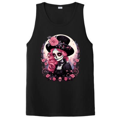 Dia De Los Muertos La Catrina Day Of The Dead Design Gift PosiCharge Competitor Tank