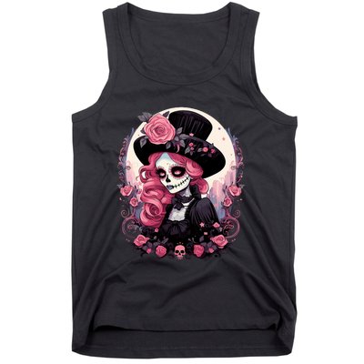 Dia De Los Muertos La Catrina Day Of The Dead Design Gift Tank Top