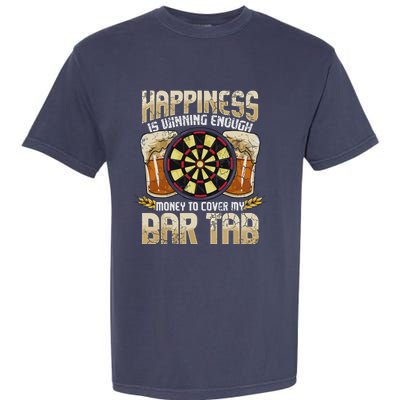 Darts Dart League Team Bar Tab Funny Humor Sayings Quotes Garment-Dyed Heavyweight T-Shirt