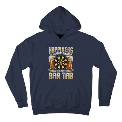 Darts Dart League Team Bar Tab Funny Humor Sayings Quotes Hoodie