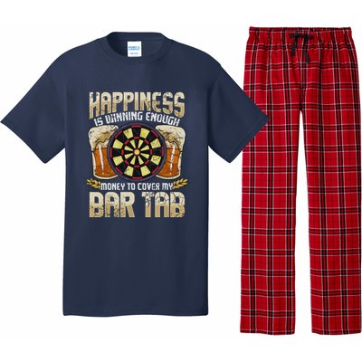 Darts Dart League Team Bar Tab Funny Humor Sayings Quotes Pajama Set