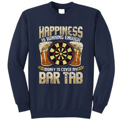 Darts Dart League Team Bar Tab Funny Humor Sayings Quotes Tall Sweatshirt