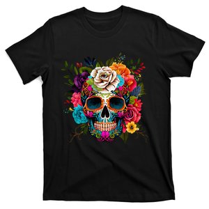 Dia De Los Muertos Costume Day Of Dead Sugar Skull T-Shirt