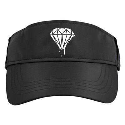 DRIPPING DIAMOND LOGO Adult Drive Performance Visor