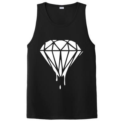 DRIPPING DIAMOND LOGO PosiCharge Competitor Tank