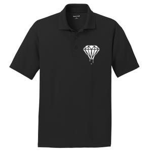 DRIPPING DIAMOND LOGO PosiCharge RacerMesh Polo