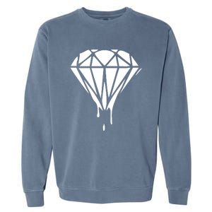 DRIPPING DIAMOND LOGO Garment-Dyed Sweatshirt