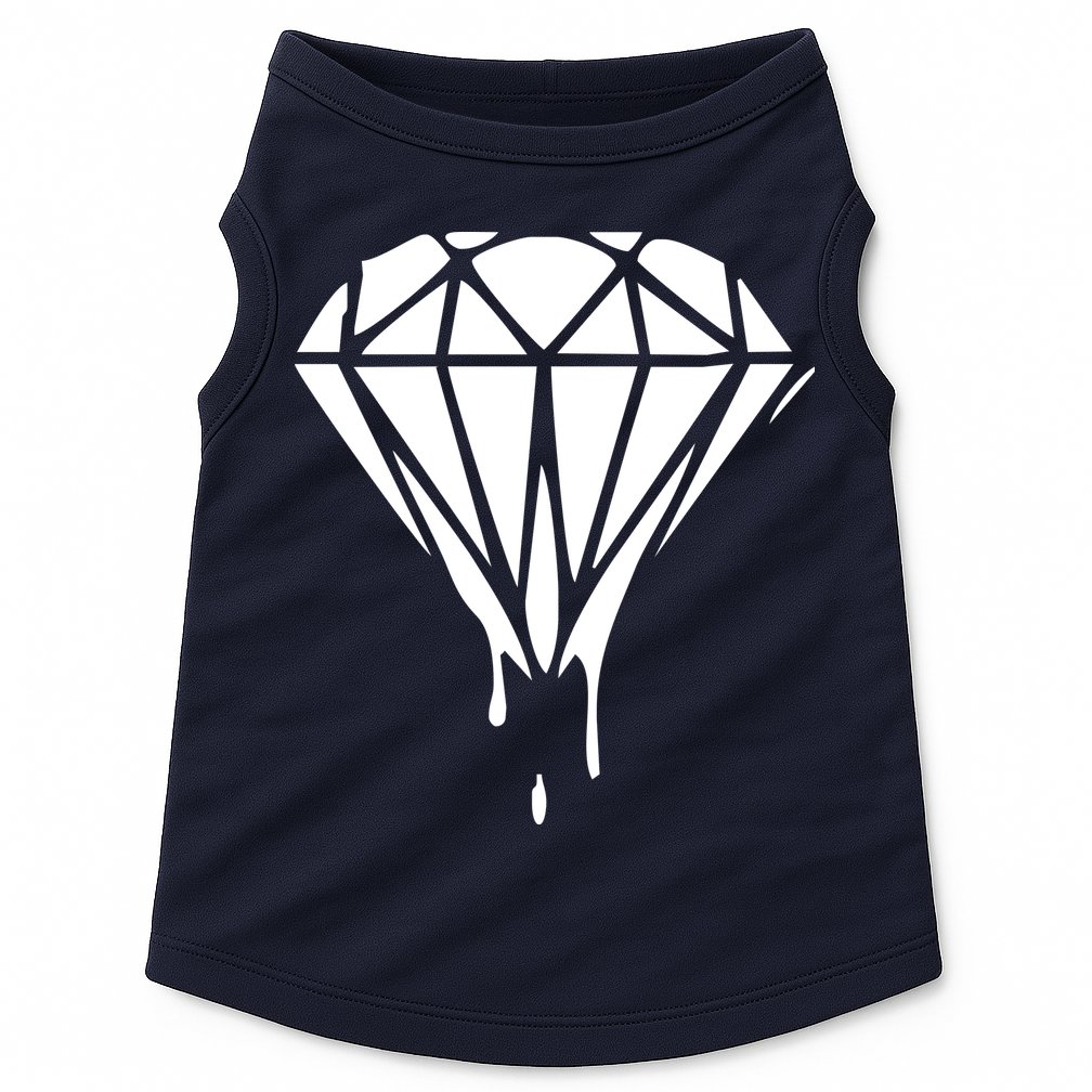 DRIPPING DIAMOND LOGO Doggie Tank