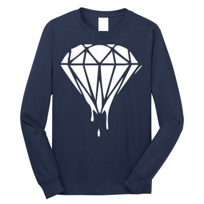 DRIPPING DIAMOND LOGO Long Sleeve Shirt