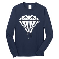 DRIPPING DIAMOND LOGO Long Sleeve Shirt