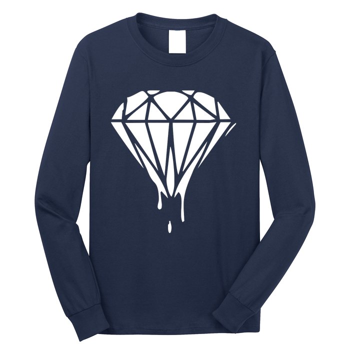 DRIPPING DIAMOND LOGO Long Sleeve Shirt