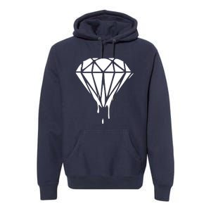 DRIPPING DIAMOND LOGO Premium Hoodie