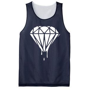 DRIPPING DIAMOND LOGO Mesh Reversible Basketball Jersey Tank