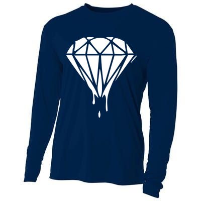 DRIPPING DIAMOND LOGO Cooling Performance Long Sleeve Crew