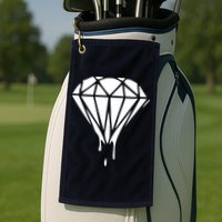 DRIPPING DIAMOND LOGO Golf Towel