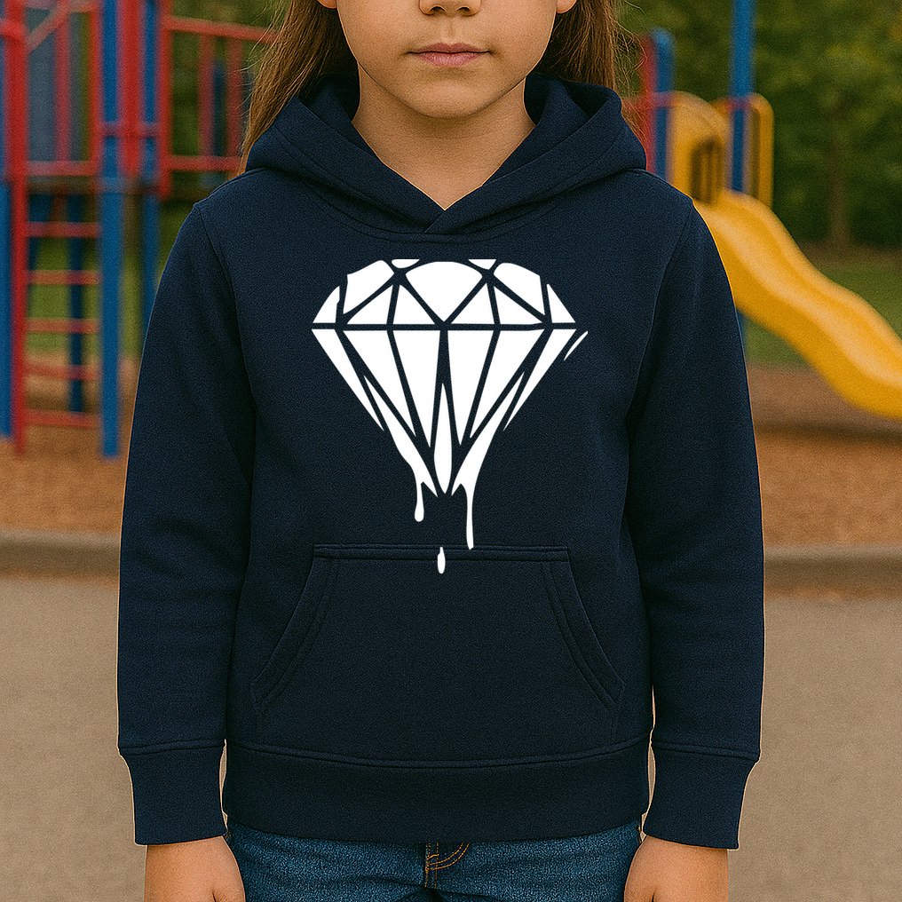 DRIPPING DIAMOND LOGO Kids Hoodie