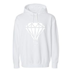 DRIPPING DIAMOND LOGO Garment-Dyed Fleece Hoodie