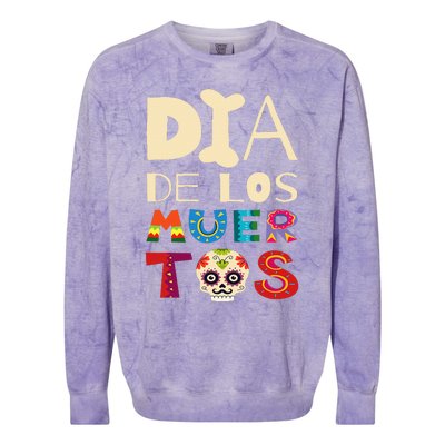 Dia de los Muertos Colorblast Crewneck Sweatshirt