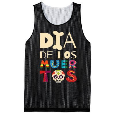 Dia de los Muertos Mesh Reversible Basketball Jersey Tank