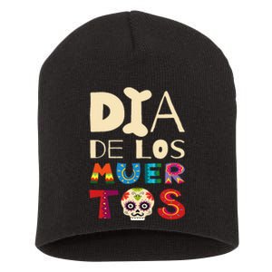 Dia de los Muertos Short Acrylic Beanie