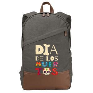 Dia de los Muertos Cotton Canvas Backpack