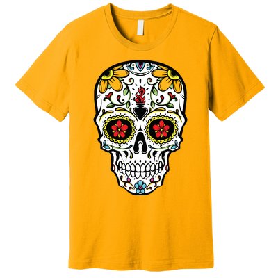 Dia De Los Muertos Costume Sugar Skull Premium T-Shirt