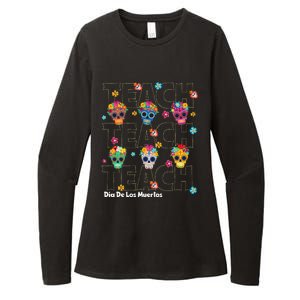 Dia De Los Muertos Day Of The Dead Sugar Skull Teacher Womens CVC Long Sleeve Shirt